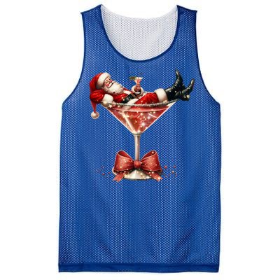 Santa Martini Espresso Martini Coquette Christmas Santa Xmas Cute Gift Mesh Reversible Basketball Jersey Tank