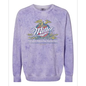 Standard Miller Eagle Crest Beer Colorblast Crewneck Sweatshirt