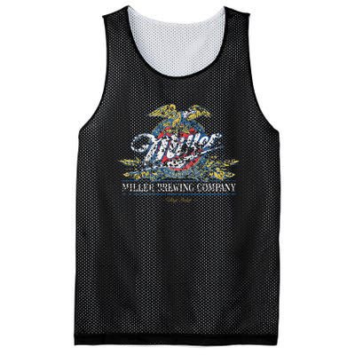 Standard Miller Eagle Crest Beer Mesh Reversible Basketball Jersey Tank