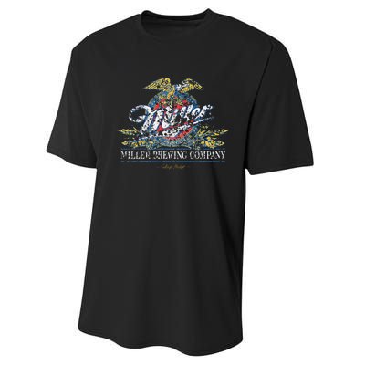 Standard Miller Eagle Crest Beer Performance Sprint T-Shirt