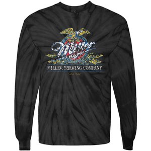 Standard Miller Eagle Crest Beer Tie-Dye Long Sleeve Shirt