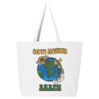 Save Mother Earth Retro Planet Floral 25L Jumbo Tote