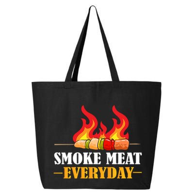 Smoke Meat Everyday Barbecue Cheese Salt Pepper Great Gift 25L Jumbo Tote