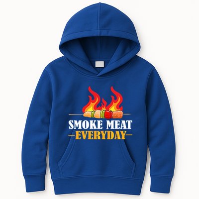 Smoke Meat Everyday Barbecue Cheese Salt Pepper Great Gift Kids Hoodie