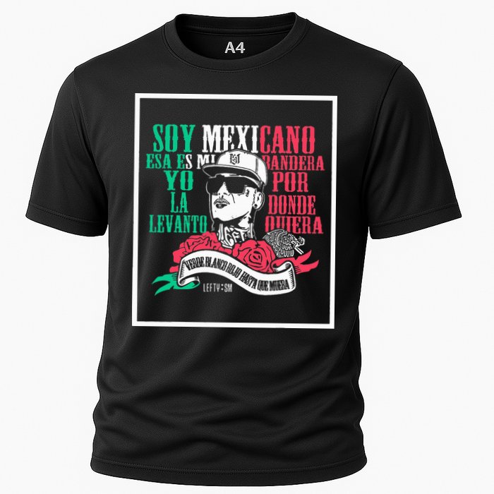 Soy mexicano esa es mi bandera Mexican Rapper Lefty SM Cooling Performance Crew T-Shirt