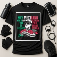 Soy mexicano esa es mi bandera Mexican Rapper Lefty SM Cooling Performance Crew T-Shirt