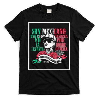 Soy mexicano esa es mi bandera Mexican Rapper Lefty SM T-Shirt