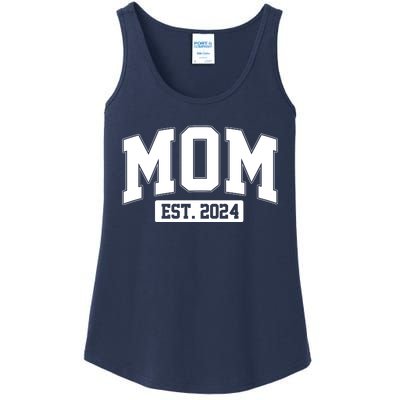 Sporty Mom Est 2024 New Mother Celebrate Mothers Day Ladies Essential Tank