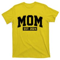 Sporty Mom Est 2024 New Mother Celebrate Mothers Day T-Shirt