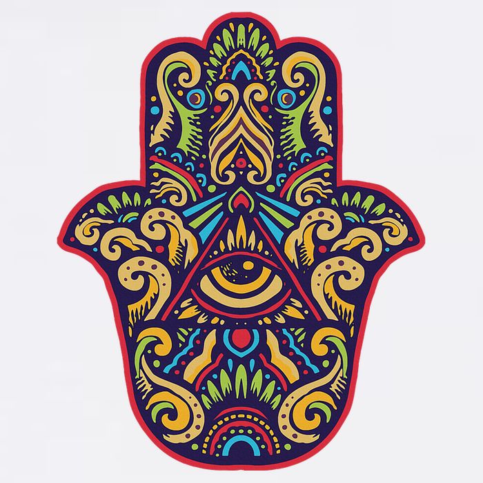 Spiritual Mystic Eye Third Eye All Seeing Eye Hamsa Hand Bucket Hat