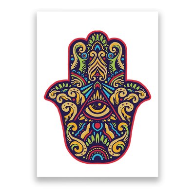 Spiritual Mystic Eye Third Eye All Seeing Eye Hamsa Hand Poster