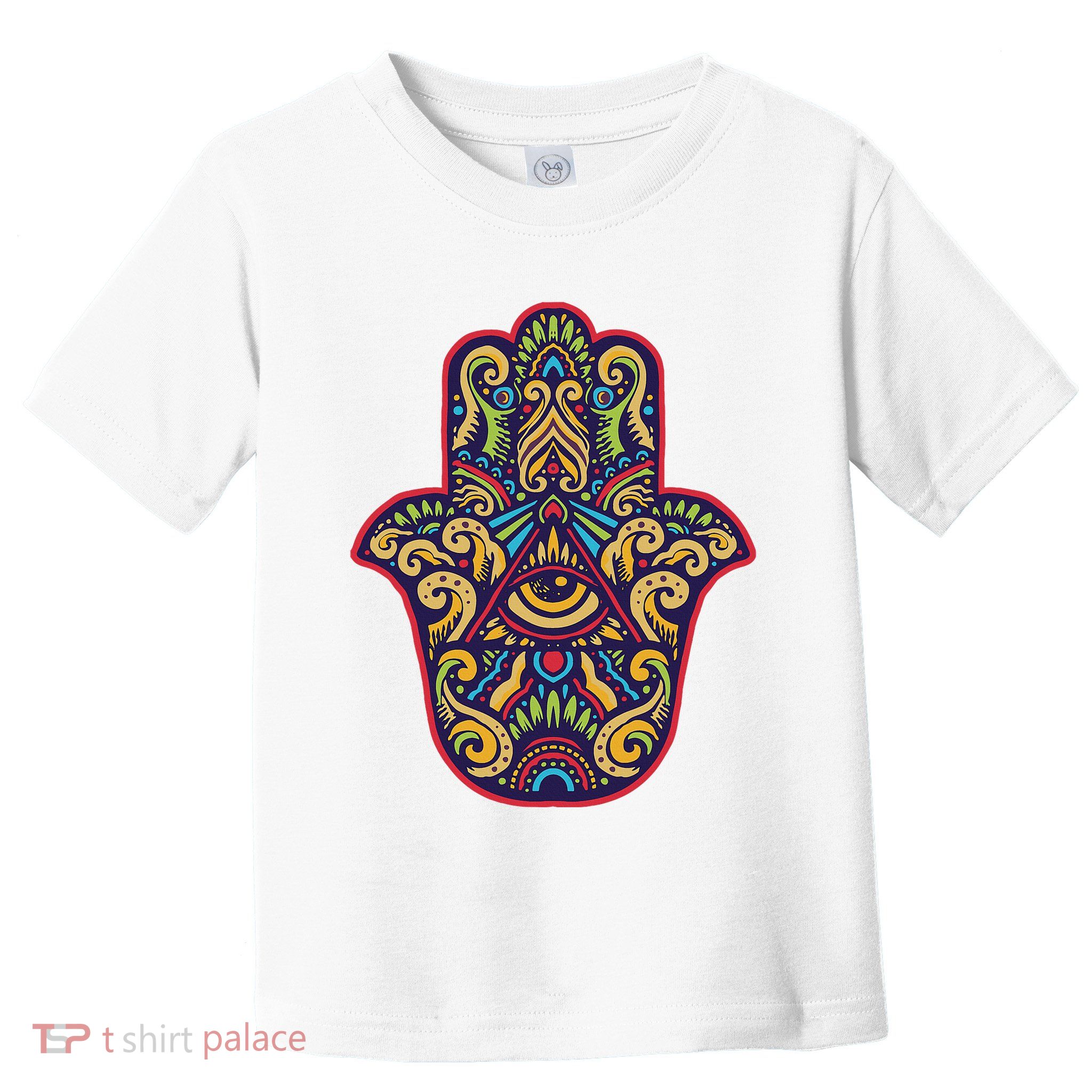 Spiritual Mystic Eye Third Eye All Seeing Eye Hamsa Hand Toddler T-Shirt