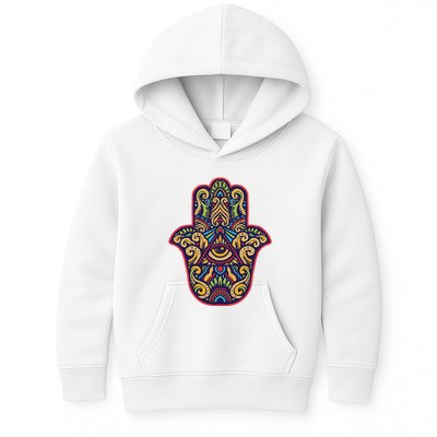 Spiritual Mystic Eye Third Eye All Seeing Eye Hamsa Hand Kids Hoodie