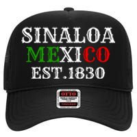 Sinaloa Mexico Est.1830 High Crown Mesh Back Trucker Hat