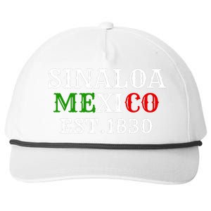 Sinaloa Mexico Est.1830 Snapback Five-Panel Rope Hat