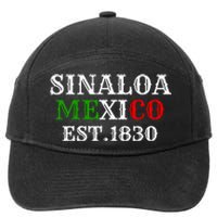 Sinaloa Mexico Est.1830 7-Panel Snapback Hat