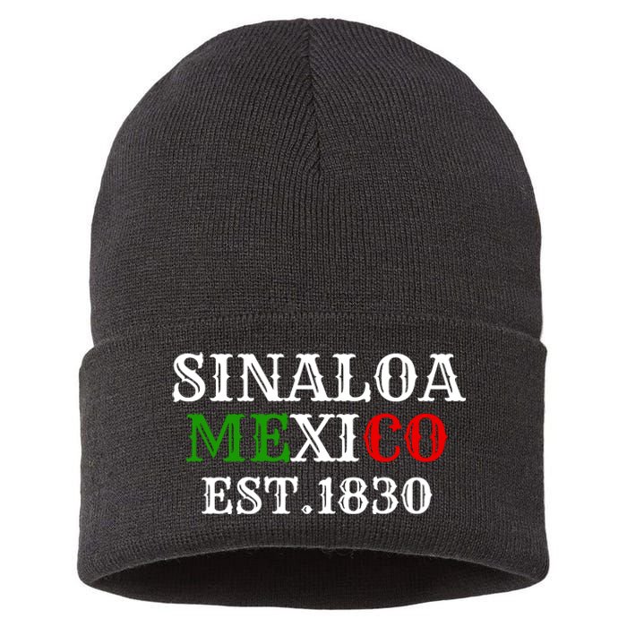 Sinaloa Mexico Est.1830 Sustainable Knit Beanie