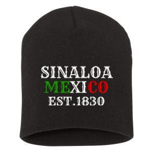 Sinaloa Mexico Est.1830 Short Acrylic Beanie