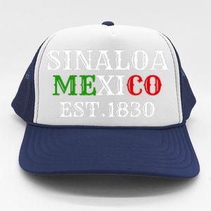 Sinaloa Mexico Est.1830 Trucker Hat