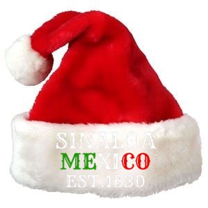 Sinaloa Mexico Est.1830 Premium Christmas Santa Hat