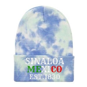 Sinaloa Mexico Est.1830 Tie Dye 12in Knit Beanie