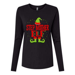 Step Mother Elf Matching Family Christmas Gift Womens Cotton Relaxed Long Sleeve T-Shirt