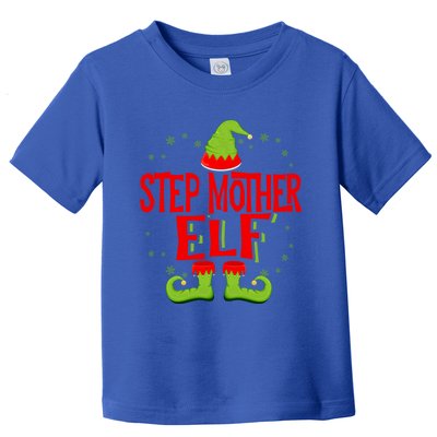 Step Mother Elf Matching Family Christmas Gift Toddler T-Shirt