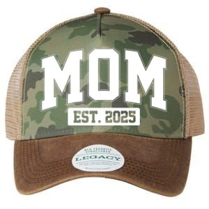 Sporty Mom Est 2025 New Mother Celebrate Mothers Day Legacy Tie Dye Trucker Hat