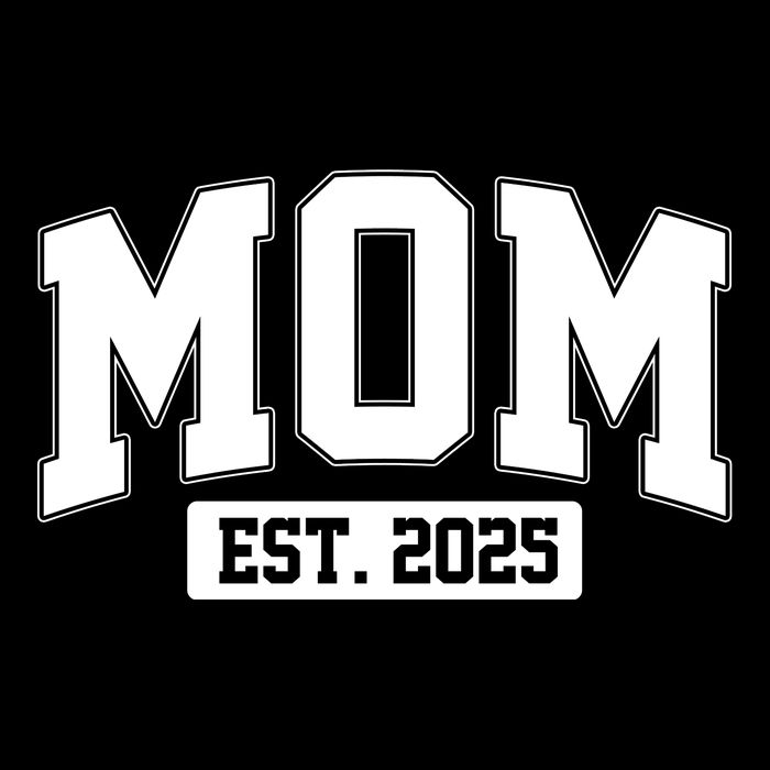 Sporty Mom Est 2025 New Mother Celebrate Mothers Day Backpack