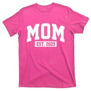 Sporty Mom Est 2025 New Mother Celebrate Mothers Day T-Shirt