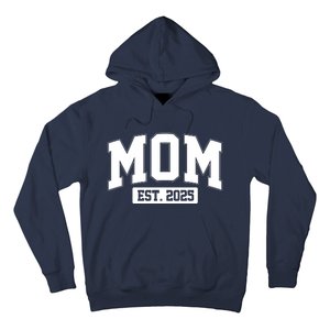 Sporty Mom Est 2025 New Mother Celebrate Mothers Day Hoodie