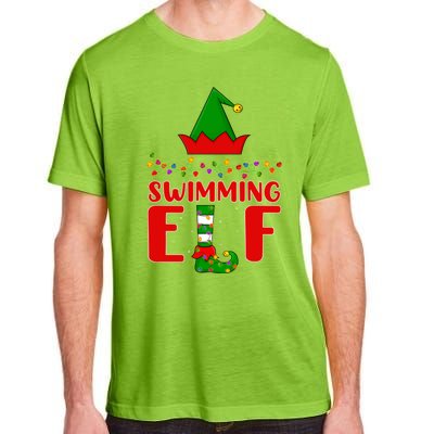 Swimming Matching Family Lighting Christmas Gift Adult ChromaSoft Performance T-Shirt