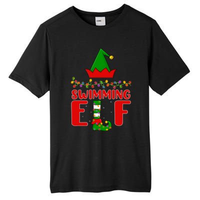 Swimming Matching Family Lighting Christmas Gift Tall Fusion ChromaSoft Performance T-Shirt