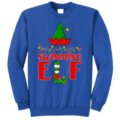 Swimming Matching Family Lighting Christmas Gift Sweatshirt