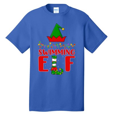 Swimming Matching Family Lighting Christmas Gift Tall T-Shirt