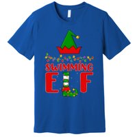 Swimming Matching Family Lighting Christmas Gift Premium T-Shirt