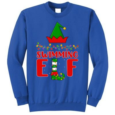 Swimming Matching Family Lighting Christmas Gift Tall Sweatshirt