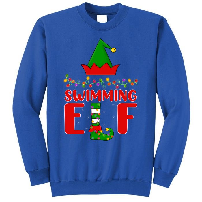 Swimming Matching Family Lighting Christmas Gift Tall Sweatshirt