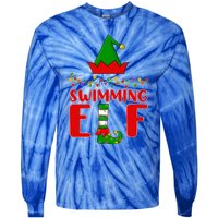 Swimming Matching Family Lighting Christmas Gift Tie-Dye Long Sleeve Shirt