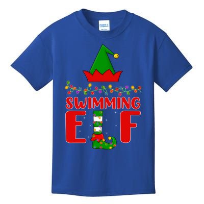 Swimming Matching Family Lighting Christmas Gift Kids T-Shirt