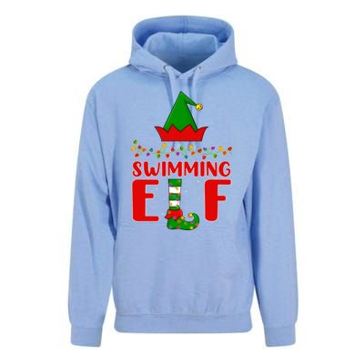 Swimming Matching Family Lighting Christmas Gift Unisex Surf Hoodie