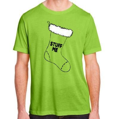 Stuff Me Funny Christmas Stocking Adult ChromaSoft Performance T-Shirt