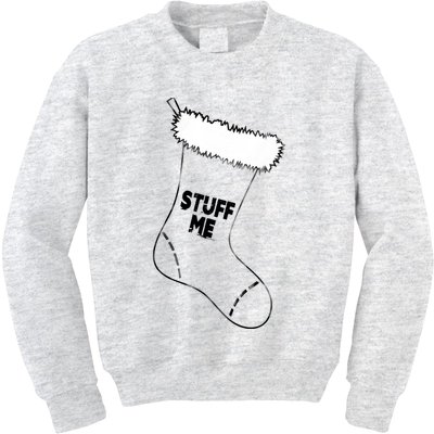 Stuff Me Funny Christmas Stocking Kids Sweatshirt