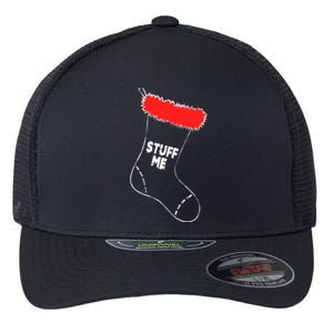 Stuff Me Funny Christmas Stocking Flexfit Unipanel Trucker Cap