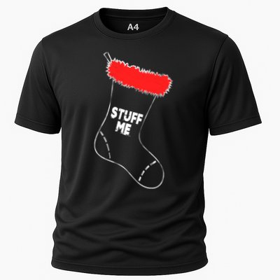 Stuff Me Funny Christmas Stocking Performance Shirt