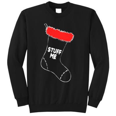 Stuff Me Funny Christmas Stocking Sweatshirt