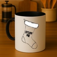 Stuff Me Funny Christmas Stocking Mug