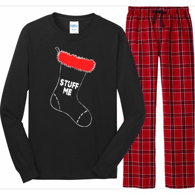 Stuff Me Funny Christmas Stocking Long Sleeve Pajama Set