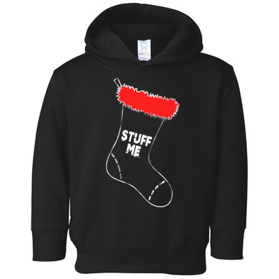 Stuff Me Funny Christmas Stocking Toddler Hoodie