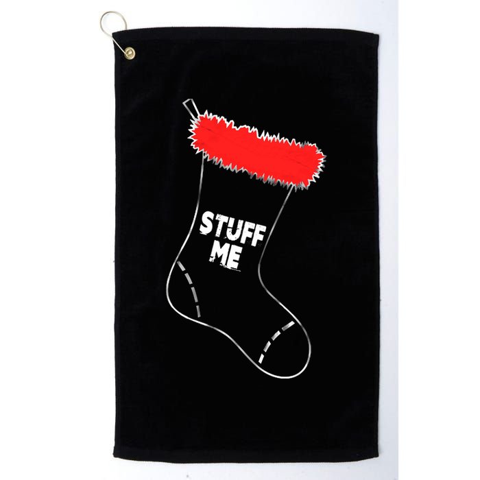 Stuff Me Funny Christmas Stocking Golf Towel